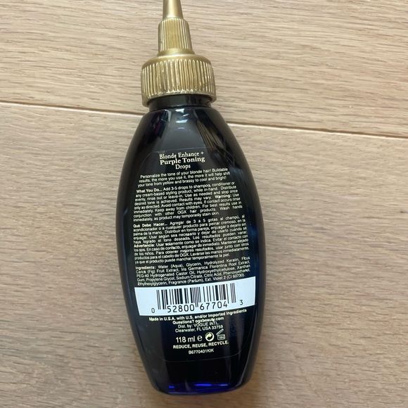 OGX Blonde Enhance Purple Toning Drops 118ml (4 fl.oz) - Picture 2 of 2